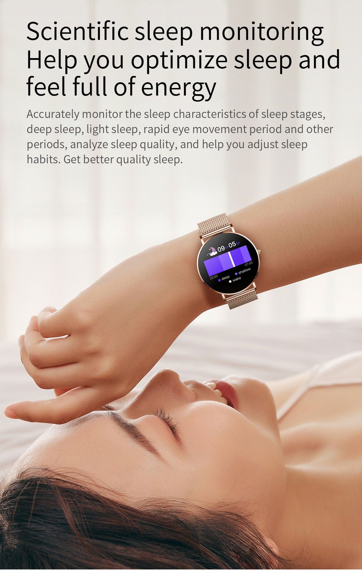Dagnet ST08 Smartwatch 1.3-Inch Full Touch Screen