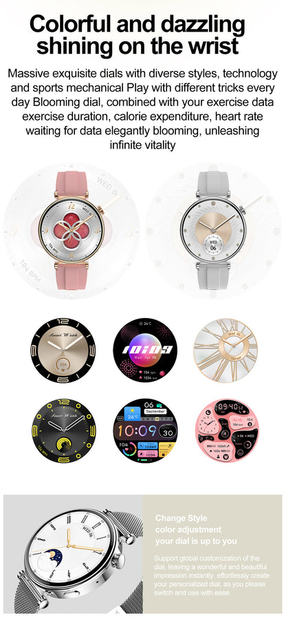 HK41 Dagnet Smartwatch 1.32-Inch Full Touch Screen